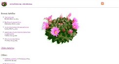 Desktop Screenshot of cactusflower.org